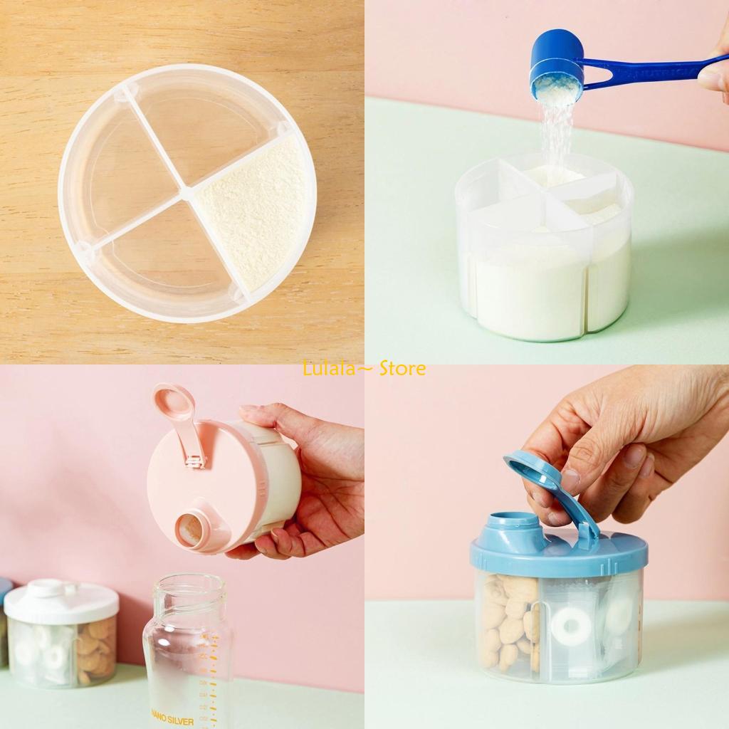 Formula Dispenser Portable - Y4QA منظم مسحوق حليب الأطفال للوجبات