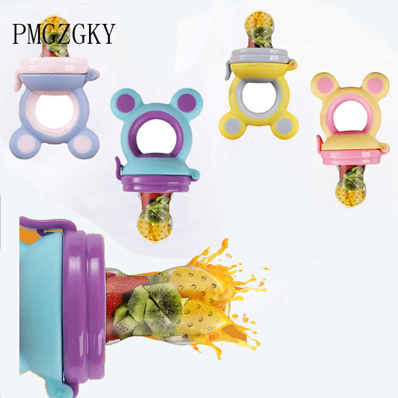 Baby Food Feeder - طعام الفواكه الطازجة سيليكون الاطفال الحلمة