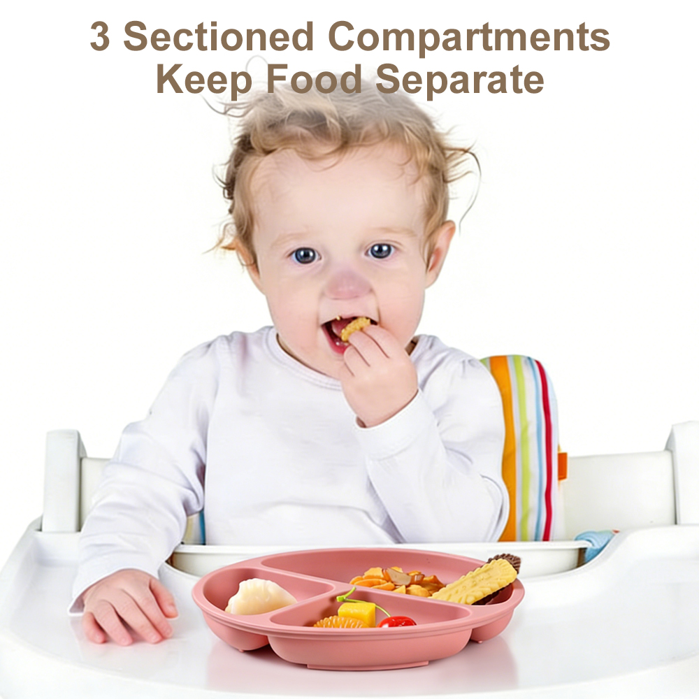 طبق الأطفال 1 قطعة، طبق مقسم م - مراجعة Baby Food Weaning وسعره