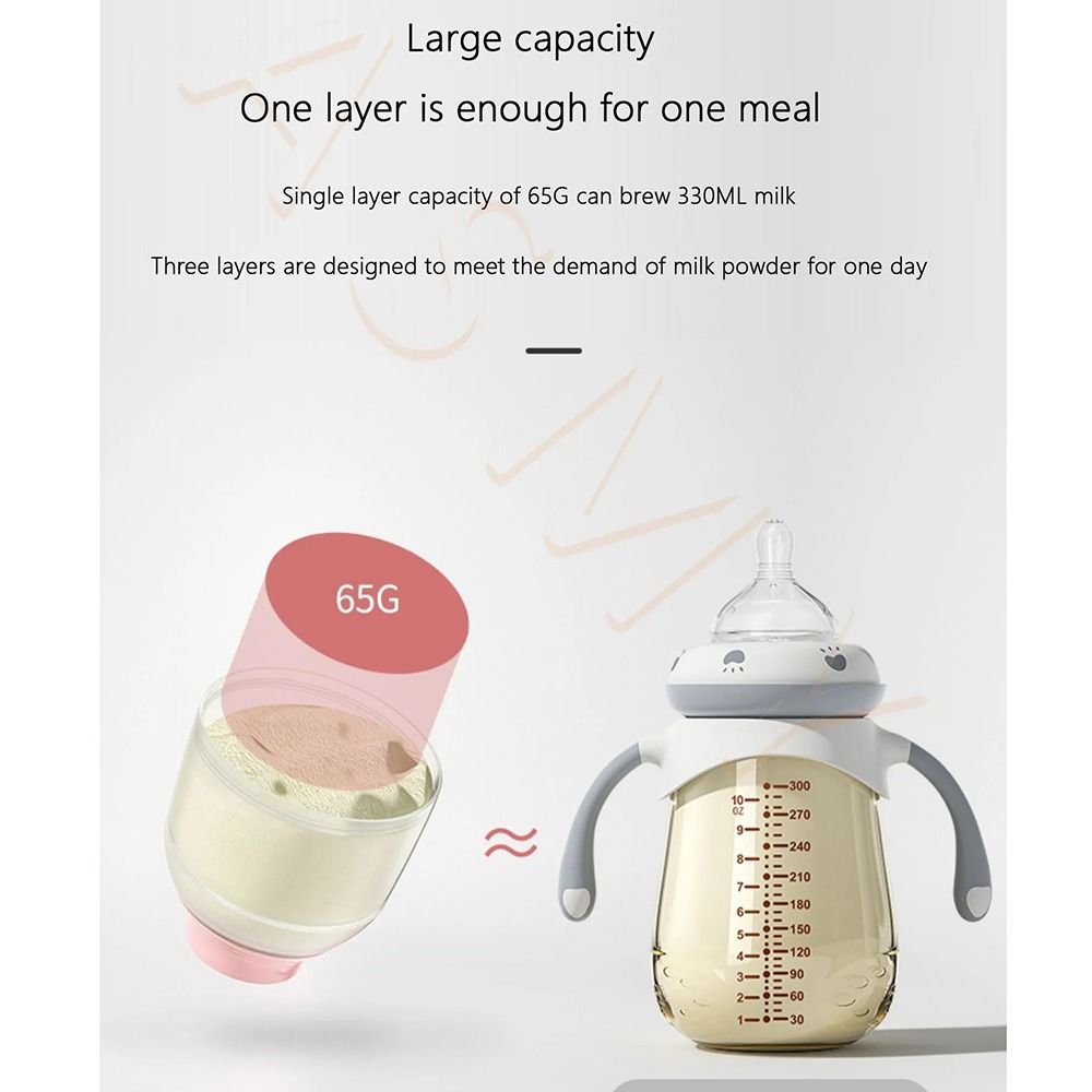3 طبقات صندوق مسحوق حليب الأطف - مراجعة Formula Dispenser Portable وسعره