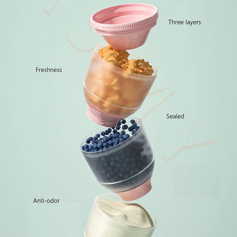 صندوق حليب الأطفال ثلاثي الطبق - مراجعة Formula Dispenser Portable وسعره