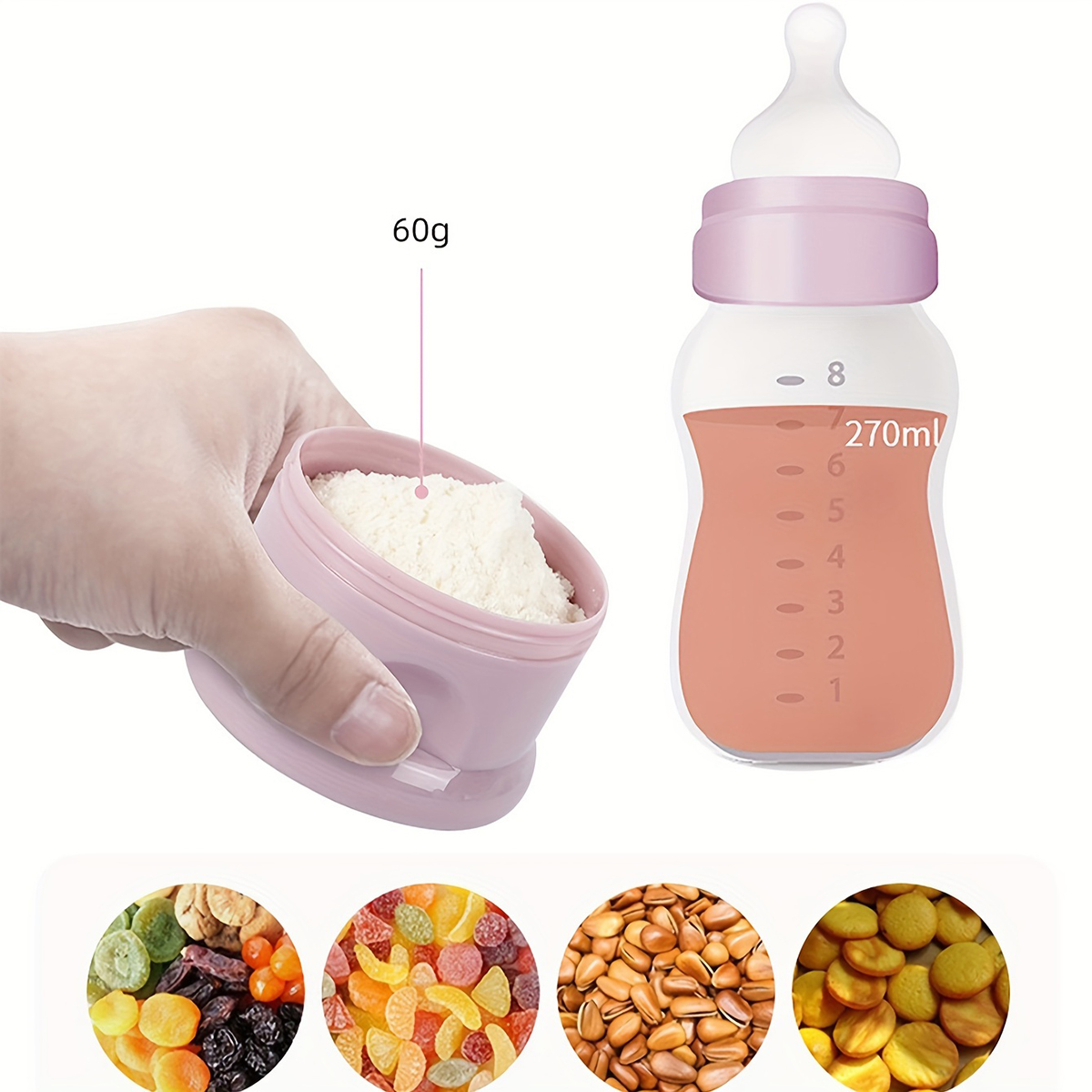 حاوية مسحوق حليب الأطفال ذات س - مراجعة Formula Dispenser Portable وسعره