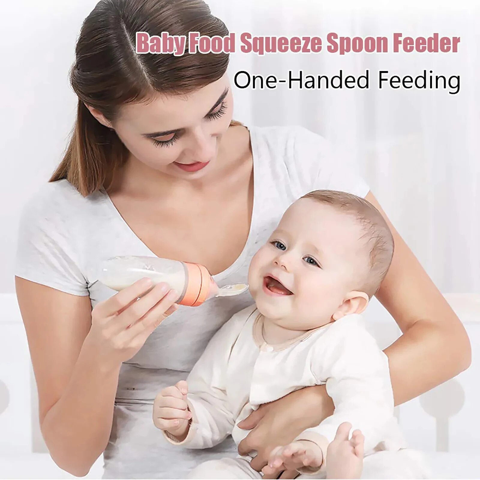 زجاجة سيليكون قابلة للاكتئاب ت - مراجعة Baby Food Feeder وسعره