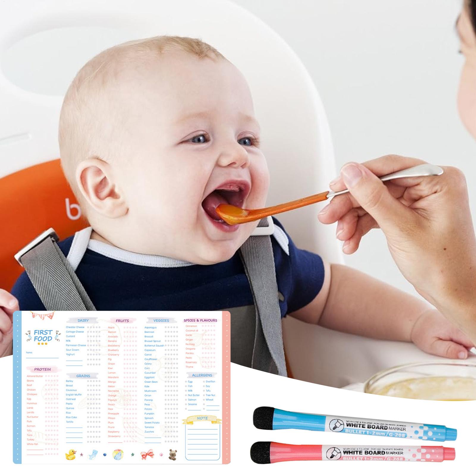 قائمة مغناطيسية لطعام الأطفال  - مراجعة Baby Food Weaning وسعره