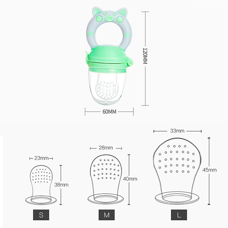 4 قطع/مجموعة مغذيات فواكه وخضر - مراجعة Baby Food Feeder وسعره