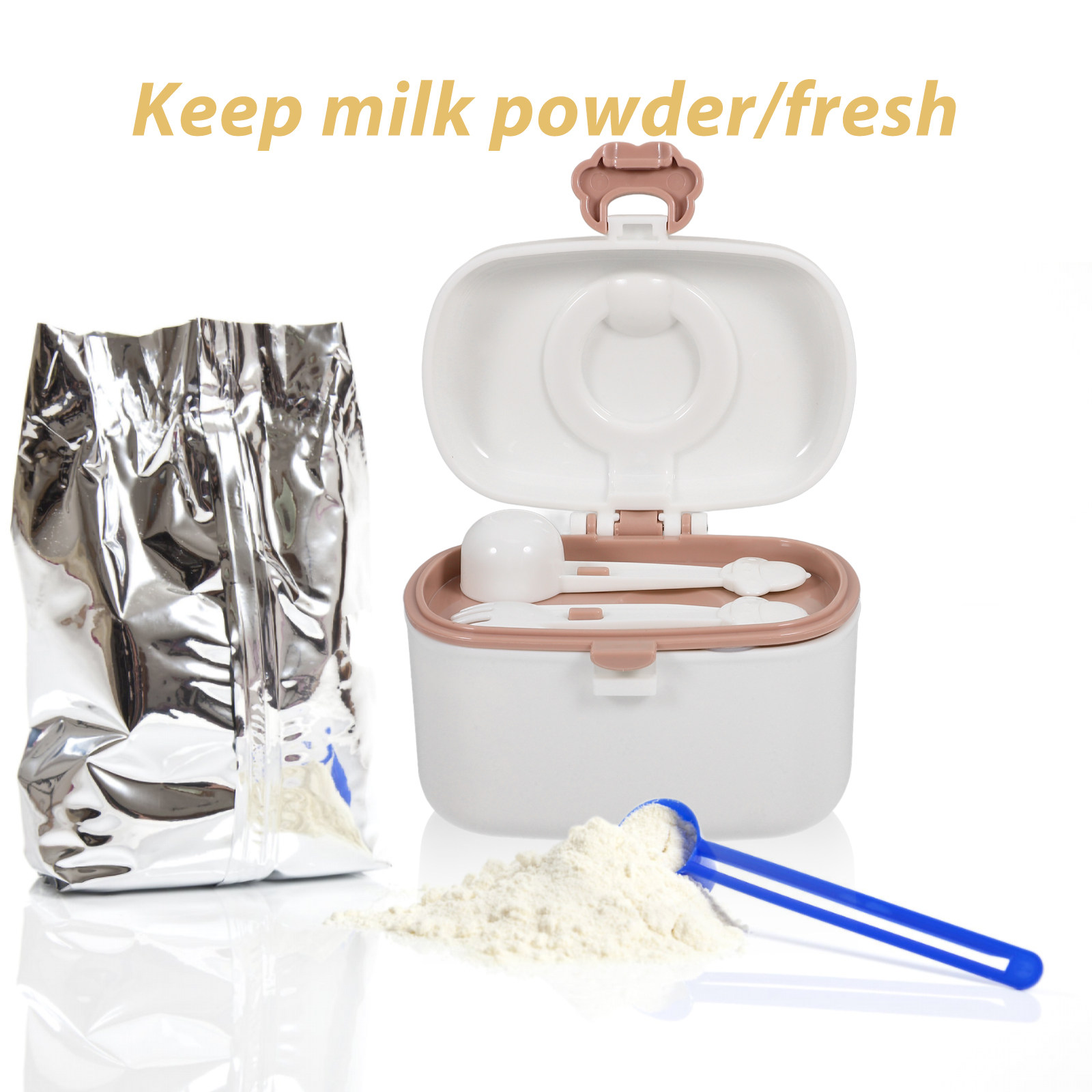 حاوية حليب الأطفال المحمولة مع - مراجعة Formula Dispenser Portable وسعره