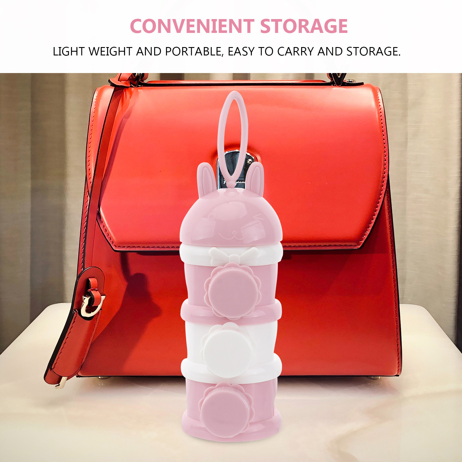 علبة حليب أطفال بثلاث طبقات مص - مراجعة Formula Dispenser Portable وسعره