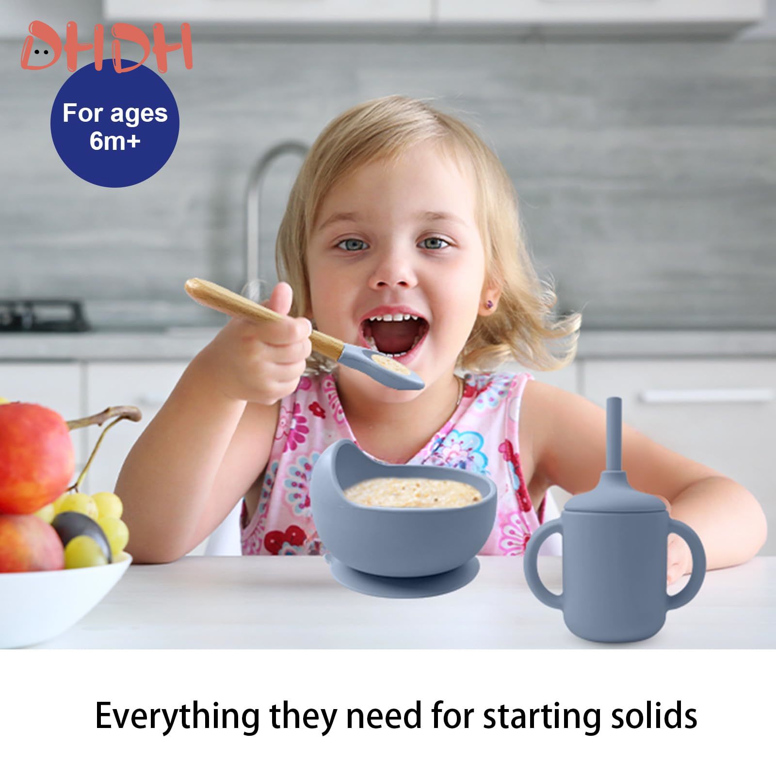 سيليكون تغذية الطفل مجموعة أدو - مراجعة Baby Food Weaning وسعره