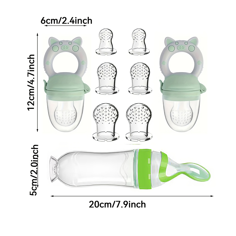 9 قطع من أدوات المائدة للتغذية - مراجعة Baby Food Utensil وسعره