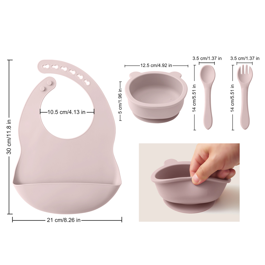أدوات مائدة من السيليكون للأطف - مراجعة Baby Food Utensil وسعره
