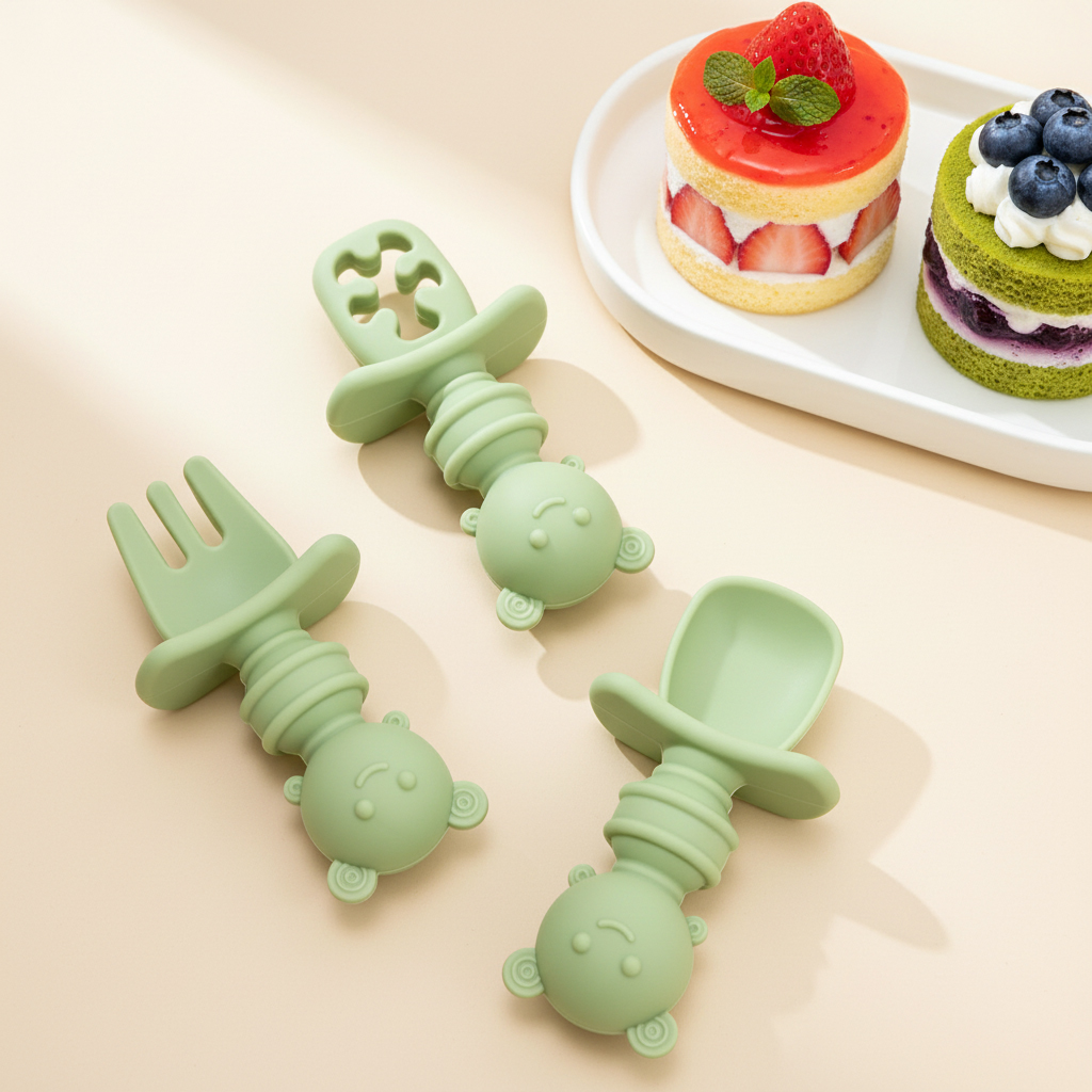 مجموعة مكونة من 3 قطع من ملعقة - مراجعة Baby Food Utensil وسعره