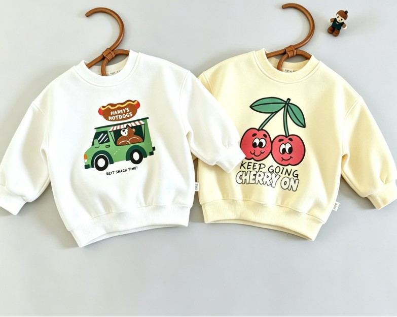 بلوفر للأطفال الصغار برقبة دائ - مراجعة Baby Food Apple وسعره